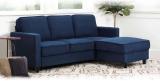 Torque Federica 3 Seater Fabric Sofa With Ottoman For Living Room (Blue) Fabric 3 Seater  Sofa (Finish Color - Blue, DIY(Do-It-Yourself))