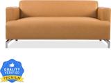 Durian WINDSOR/3 Leatherette 3 Seater  Sofa (Finish Color - Camel Brown, Knock Down)