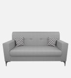 Adorn Homez Solitaire Fabric 2 Seater  Sofa (Finish Color - Grey, DIY(Do-It-Yourself))