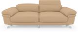 Durian Philly Leatherette 3 Seater  Sofa (Finish Color - Mushroom Beige, Knock Down)