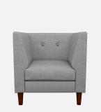 Adorn Homez Flamingo Fabric 1 Seater  Sofa (Finish Color - Grey, DIY(Do-It-Yourself))