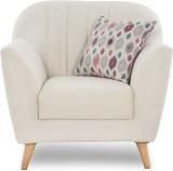 Urban Living Antalya Fabric 1 Seater  Sofa (Finish Color - Beige, DIY(Do-It-Yourself))