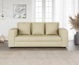 Artesia 3 Seater Brown Sectional Sofa Fabric 3 Seater  Sofa (Finish Color - Cream, Pre-assembled)