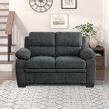 Torque Jett 2 Seater Fabric Sofa for Living Room (Dark Grey) Fabric 2 Seater  Sofa (Finish Color - Dark Grey, DIY(Do-It-Yourself))