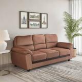 Nilkamal Rebecca Solid Wood 3 Seater  Sofa (Finish Color - Brown, DIY(Do-It-Yourself))