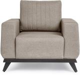 Wakefit Barcelona Fabric 1 Seater  Sofa (Finish Color - Omega Pearl, Pre-assembled)