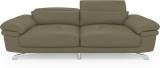 Durian Philly Leatherette 3 Seater  Sofa (Finish Color - Olive Green, Knock Down)