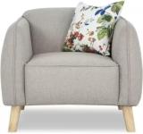 DHOD Standard Fabric 1 Seater  Sofa (Finish Color - Beign, DIY(Do-It-Yourself))