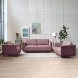 Sleepyhead Mojo Luxury Dual Tone Fabric 3 + 2 + 1 Sofa Set (Hazy Purple, DIY(Do-It-Yourself))