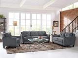 Homeify Edward 6 Seater Modern Fabric Sofa Set for Living Room Fabric 3 + 2 + 1 Sofa Set (Grey, DIY(Do-It-Yourself))