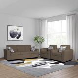 ASR Fabric 3 + 1 + 1 Sofa Set (Brown, DIY(Do-It-Yourself))