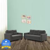 duroflex Ease Fabric 3 + 2 Sofa Set (Grey, DIY(Do-It-Yourself))