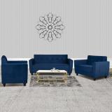 ARRA Remo 6 Seater Sofa Blue Fabric 3 + 2 + 1 Sofa Set (Blue, DIY(Do-It-Yourself))