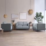 Sleepyhead Mojo Luxury Dual Tone Fabric 2 + 1 + 1 Sofa Set (Cheeky Grey, DIY(Do-It-Yourself))