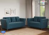 Flipkart Perfect Homes Joy Fabric 3 + 2 Sofa Set (Green, DIY(Do-It-Yourself))