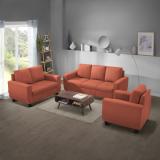 Sleepyhead Bae Fabric 3 + 2 + 1 Sofa Set (Ember Orange, DIY(Do-It-Yourself))