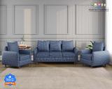 Flipkart Perfect Homes Carter Fabric 3 + 1 + 1 Sofa Set (Blue, DIY(Do-It-Yourself))