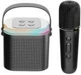 MECKWELL ZB-SGAR Karaoke bluetooth Speaker Wireless Mic, Dynamic RGB Lights 10 W Bluetooth Speaker (Multicolor, 5.1 Channel)