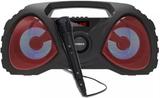 Varni S22 Bluetooth Speaker with Wired Mic and Dj light Function 10 W Bluetooth Party Speaker (Black, Red, Stereo Channel)