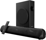 Portronics Pure Sound Pro X 80W Bluetooth Soundbar 80 W Bluetooth Soundbar (Black, 2.1 Channel)