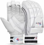 GTN Next Cricket Batting Leather Gloves Idol For Youth/Men's Boys' Size, Right Hand Batting Gloves (Silver)