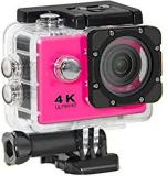 DRUMSTONE action camera 4K WiFi Waterproof Action Sport Camera Sports and Action Camera (Multicolor, 16 MP)