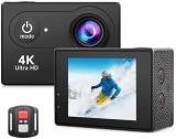 Cospex HD Quality H9R Wi-Fi Waterproof Sports 4K Camera Ultra Hd 1080p, 16Mp,2 Inch LCD Display Sports and Action Camera (Multicolor, 16 MP)