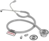 DGARYS Stethoscope for doctors medical staff, Nurses and Medical student Professional Acoustic Stethoscope (Grey)