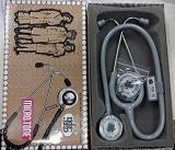 Micro Tone Flexible Jointless Tube & Soft Sealing Ear Knobs Stethoscope(Black) Acoustic Stethoscope (Grey)