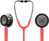 MDLS Life strong Classico lll Sliver Shine Stainless Steel Stethoscope For Doctors/Nurse/Student Acoustic Stethoscope (Cherry Pink)