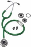 IS IndoSurgicals Silvery III-SS Acoustic Stethoscope (Green)