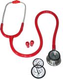 Evolife Stethoscope for Doctors Medical students Professional use- Stethoscope - Pediatric Manual Stethoscope Stethoscope (Red)