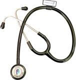 DR YONIMED Stethoscope Dual Head BLACK For Doctors, Nurses & Stethoscopes Acoustic Stethoscope (Black)