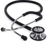 KISC Medical Students and Doctors Acoustic Stethoscope Stainless Steel Stethoscope Medical Students and Doctors Acoustic Stethoscope Stethoscope (Stethoscope Dual Head Black)