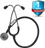 K-life ST-101 Professional Single head Chest Piece for medical students nurses doctors Acoustic Stethoscope (Black)