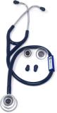 IndoSurgicals Silvery III Acoustic Stethoscope Stethoscope (Blue)