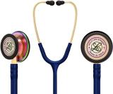 MDLS Life strong Classico lll Rainbow stainless steel Stethoscope for doctors/Students/Nurse Acoustic Stethoscope (Navy Blue)