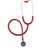 Anu Pediatric High Acoustic Double Chest Piece Stainless Steel Evolife Manual Stethoscope (Red)