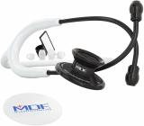 MDF MDF747XPBO29 Acoustica Deluxe Lightweight Dual Head Acoustica Stethoscope (Black, White)