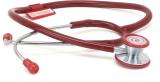 RCSP Dual Head Stethoscope cardiology for Doctors and medical student pediatric and Adult stethoscope RED Acoustic Stethoscope (Red)