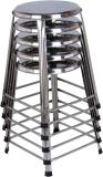 Lifetimestool Lifetime Stainless Steel Stool Pack of 5 21 inch Metal Bar Stool (Finish Color - Silver, Pre-assembled)