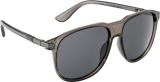 Mast & Harbour Retro Square Sunglasses (For Men & Women, Grey)