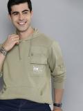 Mast & Harbour Full Sleeve Solid Men Sweatshirt