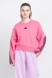 ADIDAS Full Sleeve Striped Women Sweatshirt