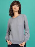 Tokyo Talkies Full Sleeve Solid Women Sweatshirt