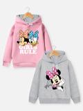 YK Disney Full Sleeve Graphic Print Girls Sweatshirt