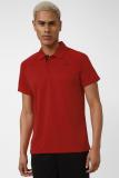 REEBOK Printed Men Polo Neck Red T-Shirt