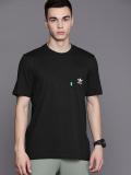 ADIDAS ORIGINALS Printed Men Round Neck Black T-Shirt