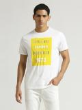 Pepe Jeans Typography Men Round Neck White T-Shirt