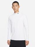 NIKE Solid Men High Neck White T-Shirt